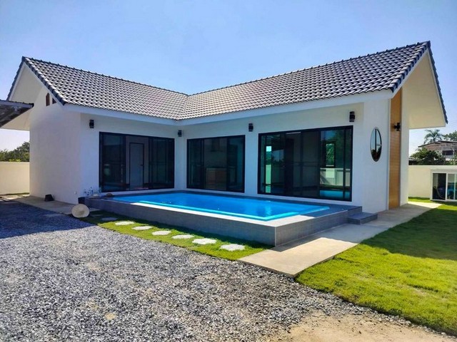 พูลวิลล่า ทำเลดี น้ำไม่ท่วม วิวทุ่งนา พร้อมผู้เช่า ขุนคง หางดง 