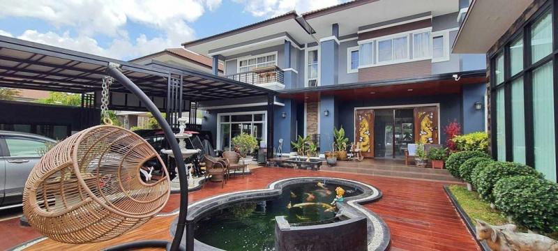 ให้เช่า 45,000 บาท/ลดราคาขาย 9.39 ล้าน 179.8 ตรว. #กุลพันธ์วิลล์16 สันกำแพง บ้านเดี่ยวหลังใหญ่ 2 ชั้น บิ้วอินทั้งหลัง มีสวนสวยรอบบ้าน