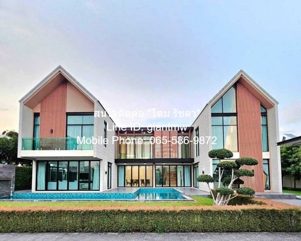 บ้าน านหรูสไตล์ Nordic พร้อมสวน และสระว่ายน้ำ ซ.รามอินทรา 127 69000000 BAHT 3BR 0 ตรว. 1 NGAN 1 ไร่ ใกล้ ถนนรามอินทรา 2 กม., สถานีรถไฟฟ้าบางชัน 2 กม. และสถานีรถไฟฟ้าเศรษฐบุตรบำเพ็ญ 3 กม. (โดยประมาณ) FOR SALE!! เป็นบ้านหลังหรูหลังไม่ใหญ่มาก มีเนื้อที่