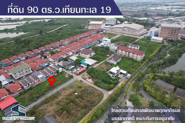 ขายที่ดินเทียนทะเล 19 เนื้อที่ 90 ตร.ว.บางขุนเทียน กรุงเทพฯ
