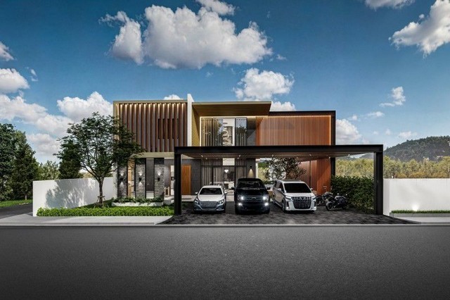 พูลวิลล่าสุดหรูสร้างใหม่ ดีไซน์โมเดิร์นร่วมสมัย โซนวัดเกตุ