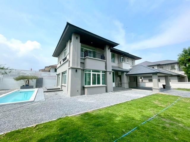 ขายบ้านเดี่ยว 2 ชั้นพร้อมสระว่ายน้ำส่วนตัว หมู่บ้านณุศาศิริ ซิตี้ พระราม 2 ย่านกม.15