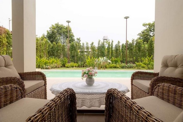 ลดราคาขายพูลวิลล่า 2 ชั้น ตกแต่งพร้อมอยู่ หนองหอย เชียงใหม่