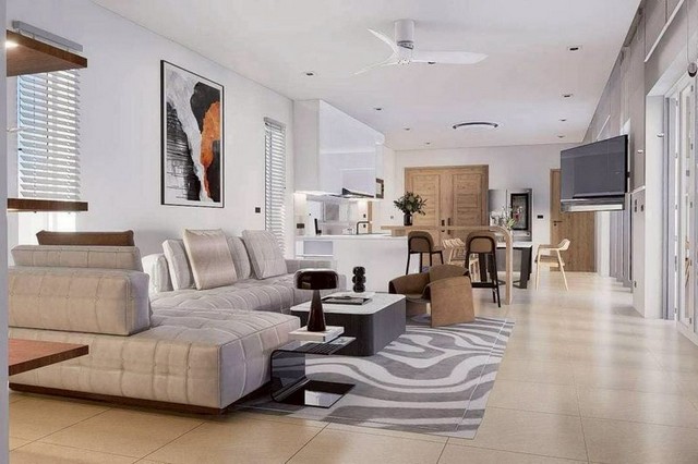 พูลวิลล่าหรูชั้นเดียว โมเดิร์นทรอปิคอล ทำเลสงบ โซนน้ำแพร่ หางดง