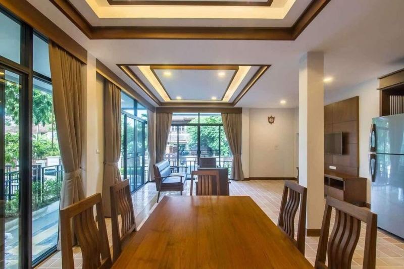 โซนรวมโชค ให้เช่า 30,000 บาท/เดือน ขาย 6.8 ล้าน 100 ตรว. #บ้านสวนนนทรี #แยกรวมโชค บ้านชั้นเดียว ตกแต่ง สไตล์รีสอร์ท ทำเลดี #น้ำไม่ท่วมค่ะ