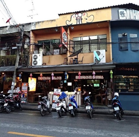 ตึกแถวย่านท่าแพ ทำเลทอง ทำร้านอาหาร คาแฟ่  ที่พักอาศัย