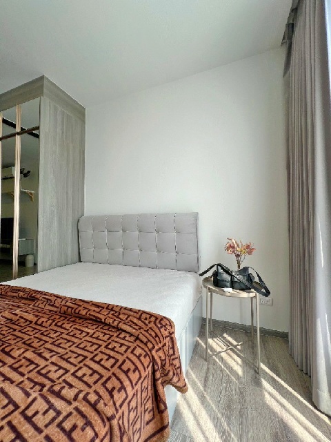 BTS แบริ่ง 450 ม.ไนท์บริดจ์ คอลลาจ สุขุมวิท 107 ให้เช่าคอนโด ชั้น15  1 นอน 1 น้ำ 30 ตร.ม.อิมพีเรียลเวิลด์ สำโรง 1.2 กม.