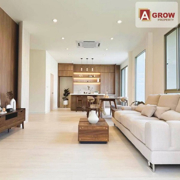 หมู่บ้านอากาศ โพธิ์แก้ว 3 สวยเรียบหรู โปร่งโล่งสบาย บ้านหลังริม ให้ความเป็นส่วนตัวสูง รีโนเวทใหม่ทั้งหลัง