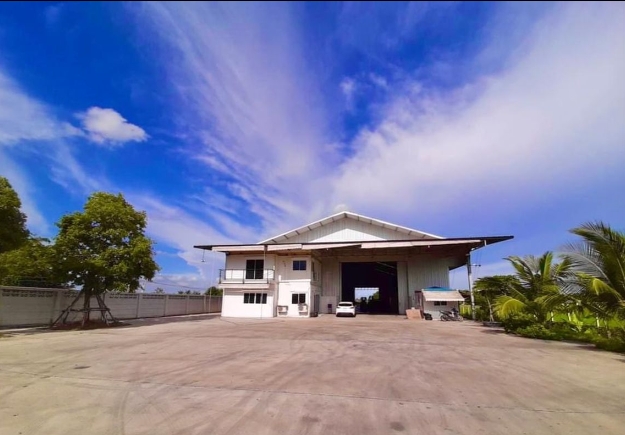 ให้เช่าและขาย โกดัง พื้นที่สีม่วง ขนาด 1,000 ตรม อ.ไทรน้อย นนทบุรี พร้อมสำนักงาน 2 ชั้น และที่พักคนงาน