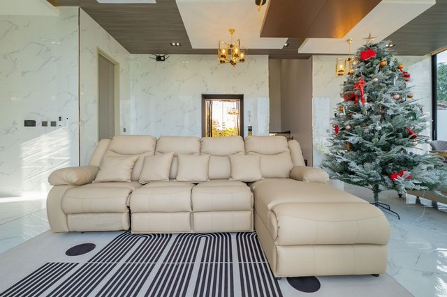 พูลวิลล่าส่วนตัว สไตล์โมเดิร์น ตกแต่งหรูหรา โซนสันทราย