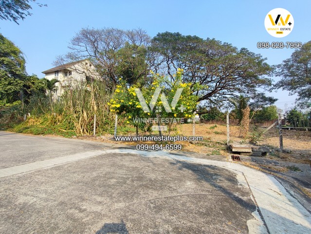 ขายที่ดินหมู่บ้านนักกีฬา กรุงเทพกีฑา ติดถนนติดคลอง หน้ากว้าง พร้อมต้นไม้ใหญ่ทรงสวย