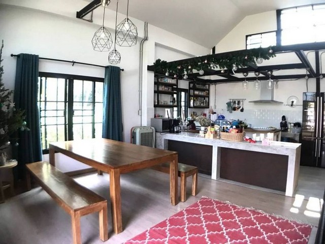 ลดราคาขาย บ้านสวยสไตล์โมเดิร์นลอฟท์ ใกล้รร.นานาชาติเกรซ หางดง