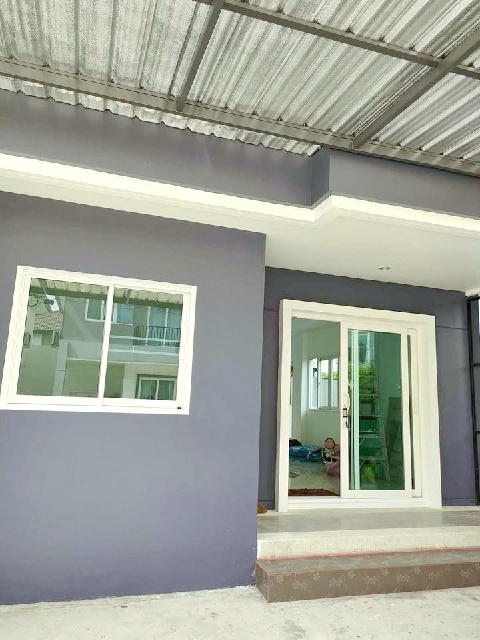 ตลาดพระเงิน 3 กม. ขาย-เช่า บ้านเดี่ยว 45ตร.วา.185ตร.ม. 4นอน MRT ตลาดบางใหญ่ 5.2กม.