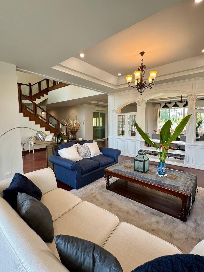 พูลวิลล่าให้เช่า 100,000 บาท/เดือน 270.60 ตรว. บ้านหลังใหญ่ 2 ชั้น #หมู่บ้านล้านนาธารา #เฟอร์นิเจอร์ครบ เนื้อที่กว้าง ร่มรื่น พร้อมเข้าอยู่