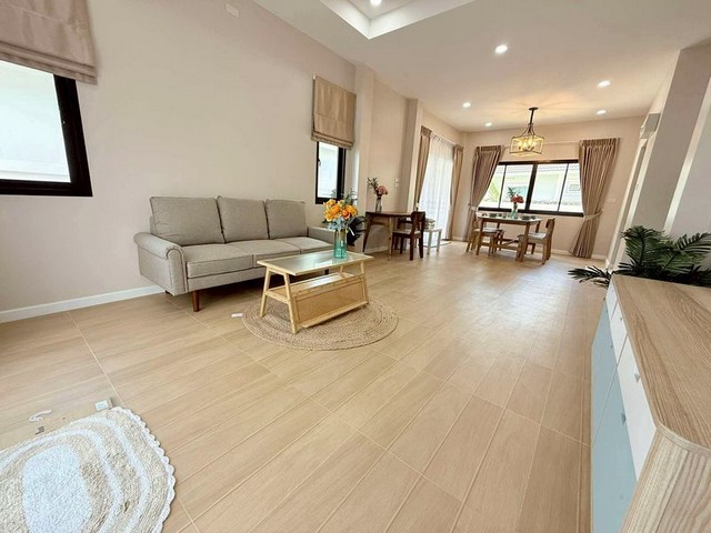 บ้านสร้างใหม่ สไตล์โมเดิร์น ทำเลดี ใกล้กาดฝรั่ง หางดง