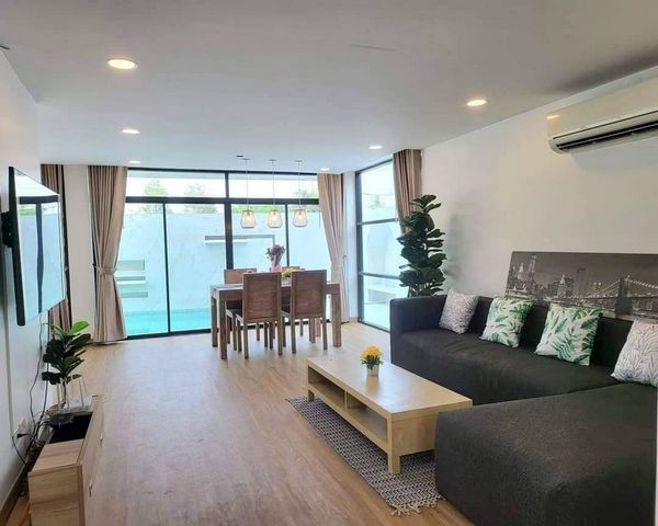 ให้เช่า 55,000 บาท/ขาย 7.89 ล้าน 50 ตรว. #พูลวิลล่า 2 ชั้น #สไตล์โมเดิร์น อ.เมือง ให้เฟอร์ทั้งหมด ไม่ต้องซื้ออะไรเพิ่มแล้ว #พร้อมเข้าอยู่​