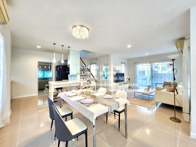 บ้าน ให้เช่าบ้านเดี่ยว 2 ชั้น ในหมู่บ้าน ติดถนนกาญจนาภิเษก และอยู่ใกล้สนามบินสุวรรณภูมิ 64 ตร.ว. 3 น 3 น้ำ ราคา 50,000 บาท/เดือน 0 RAI 0 Ngan 64 ตร.วา 3BR3BR ใกล้ โรงพยาบาลสิรินธร ทำเลสวย