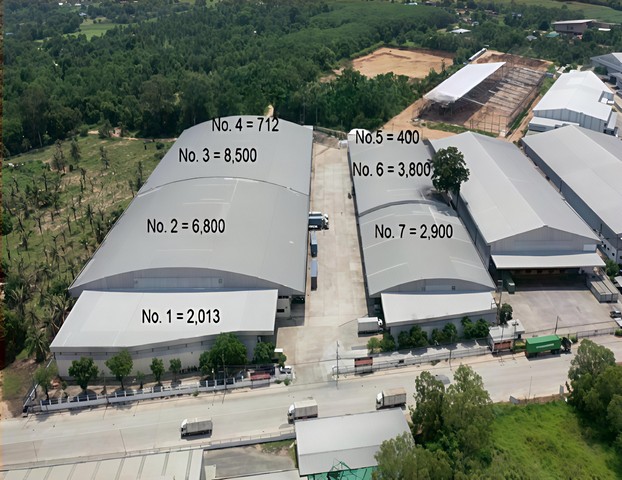 ให้เช่าโรงงาน/คลังสินค้า พื้นที่ใช้สอยโกดังขนาด 2,013 ตารางเมตร หนองยายบู่  ชลบุรี