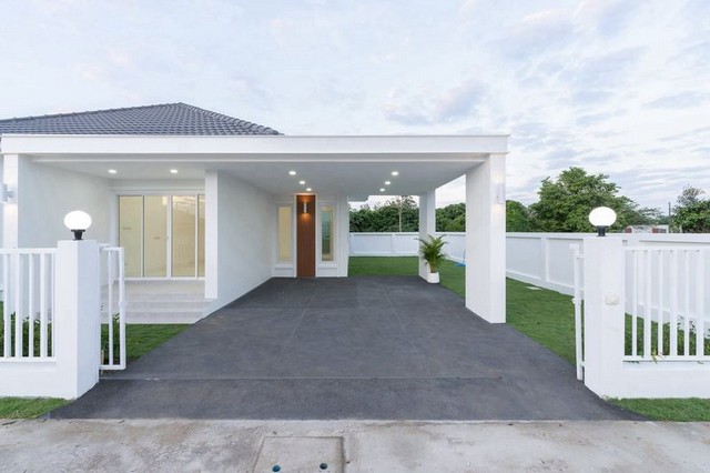 บ้านสร้างใหม่ สไตล์โมเดิร์น มินิมอล ป่าเหมือด สันทราย