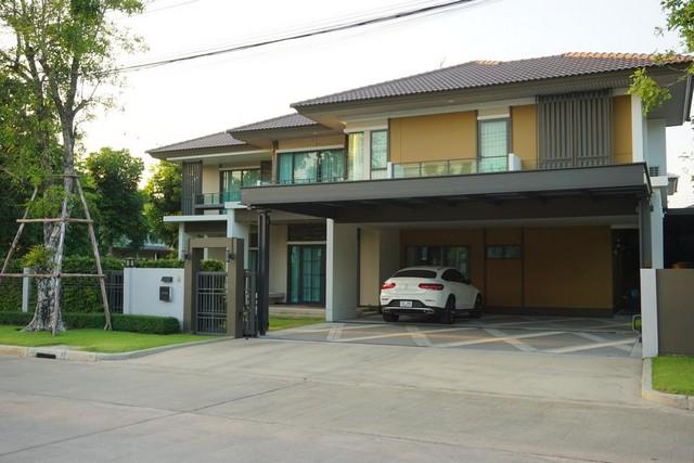 ขายบ้านเดี่ยว2ชั้น113ตร.วย่านราชพฤกษ์นนทบุรีปากเกร็ดหมู่บ้านบุราศิริราชพฤกษ์-345 แปลงหัวมุมติดวงเวียน 