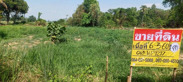 ขายที่ดินในชุมชน  ราคาถูก  6-3-60 ไร่   บ้านคลองช้าง  วัดโบสถ์  พิษณุโลก