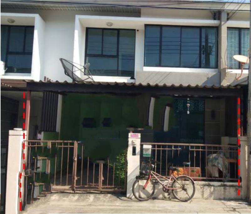 ขายทาวน์เฮ้าส์มือสอง อำเภอบางบัวทอง นนทบุรี โครงการ เดอะวิลล่าบางบัวทอง