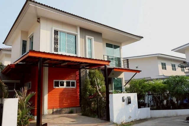 บ้านแฝดหลังมุม พร้อมอยู่ The Trust แพรกษา พื้นที่กว้าง ต่อเติมครบ ทำเลศักยภาพ ใกล้ BTS แพรกษา