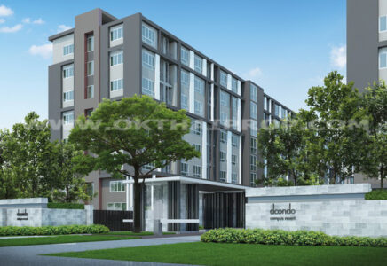 Condo. ดีคอนโด แคมปัส รีสอร์ท บางนา 30 ตรม 1Bedroom 1690000 บาท ราคาดี เยี่ยม สมุทรปราการ   