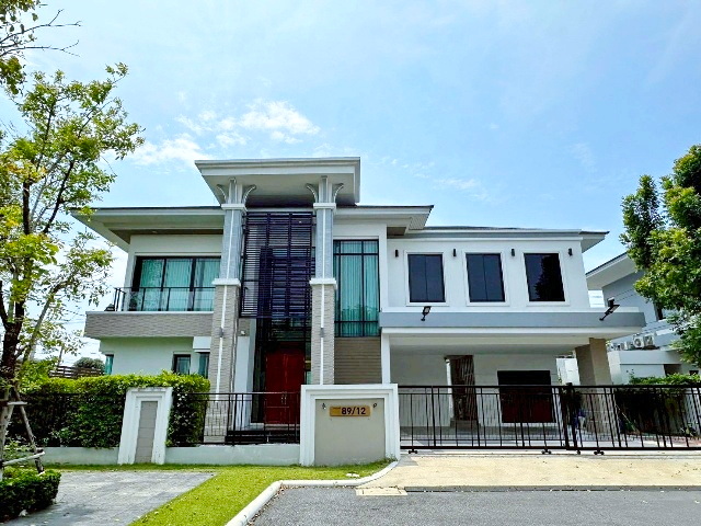 ให้เช่าคฤหาสน์สุดหรู 2 ชั้น ตลาดวันโอวันมาร์เก็ต 1.2 กม. 6นอน เดอะมอล์บางแค แม็คโคร 3.2 กม. พาวิล บางบอน3 126 ตร.วา.460 ตร.ม.