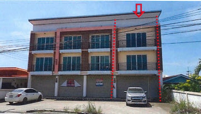 ขายอาคารพาณิย์ 3 ชั้น มือสอง ตำบลบึง อำเภอศรีราชา ชลบุรี