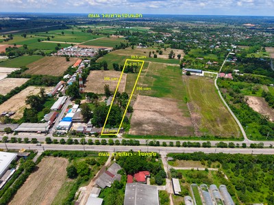 ขายที่ดินเปล่า ผังเมืองสีม่วง ขนาด 6 ไร่ 2 งาน 71 ตารางวา (2,671 ตร.ว.) ติดถนนราชสีมา–โชคชัย เส้นโลจิสติกส์สายหลักของภาคอีสาน