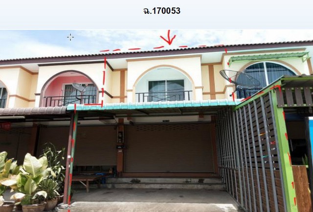 ขายอาคารพาณิช์ 2 ชั้น โครงการทรัพย์อนันต์วิลเลจ 1 ตำบลบึง อำเภอศรีราชา ชลบุรี