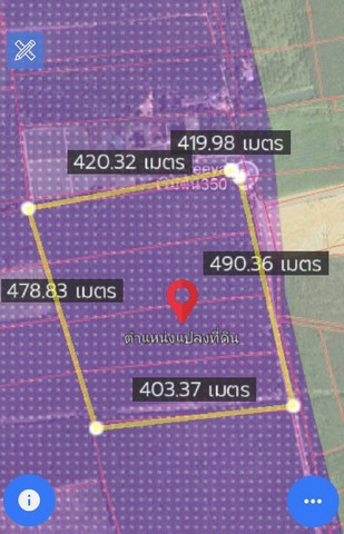 ขายที่ดินผังม่วงใกล้นิคมหลักชัยระยอง ผังม่วงลาย ติดถนน ใกล้นิคมหลักชัยระยอง บนเนื้อที่   125-3-17  ไร่  รวม 4  โฉนด ขายแยกได้ 