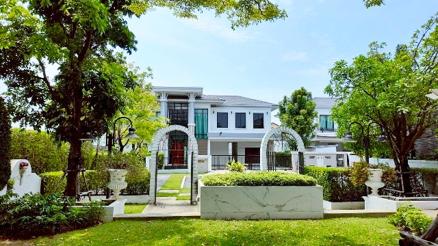 เดอะมอล์บางแค แม็คโคร 3.2 กม. ตลาดวันโอวันมาร์เก็ต 1.2 กม. 6นอนให้เช่าคฤหาสน์สุดหรู 2 ชั้น พาวิล บางบอน3 126 ตร.วา.460 ตร.ม.