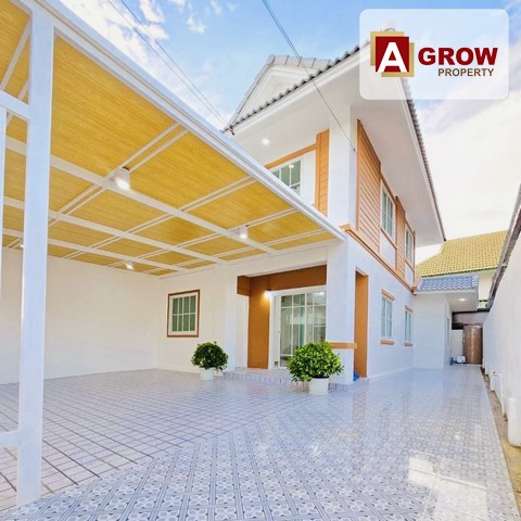 หมู่บ้านพฤกษา 25 บ้านแฝด ตกแต่งใหม่ทั้งหลัง มีพื้นที่ใช้สอยกว้างขวาง พร้อมอยู่