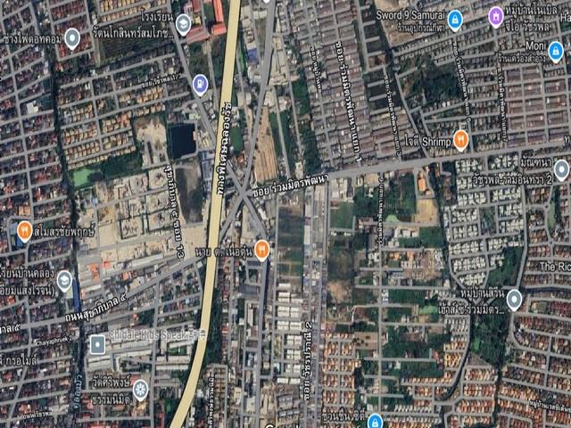 ขายที่ดิน 1 ไร่ ย่านห้าแยก วัชรพล ใกล้ตลาดถนอมมิตร ถมปรับพื้นที่เรียบร้อย สูงเสมอถนน