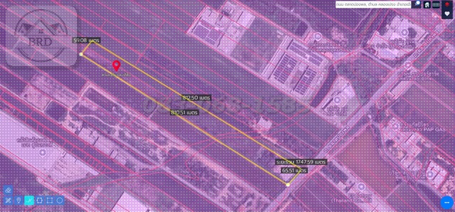 ขายที่ดินทำเลติดถนนใหญ่ ผังสีม่วง ถนนปองพล เนื้อที่ 33-1-31.2 ไร่ ขายไร่ละ 5.5 ล้าน เมือง ฉะเชิงเทรา