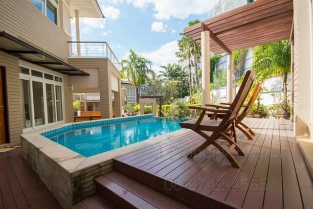 HR2487ขายบ้าน Baan Talay Pattaya มีสระว่ายน้ำส่วนตัว หมู่บ้านมีชายหาดส่วนตัว เหมาะซื้อลงทุนปล่อยเช่า หรือสำหรับทำเป็นบ้านพักตากอากาศ