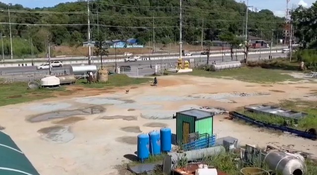 ให้เช่าและขายที่ดินพร้อมโกดัง  เมืองชลบุรี ติดถนนเลียบมอเตอร์เวย์พัทยา-กรุงเทพ