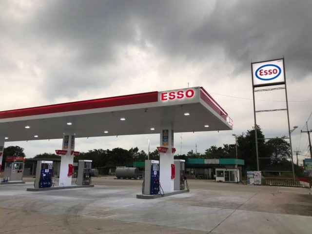 ขายที่ดินพร้อมกิจการ ปั้มน้ำมันเอสโซ่ คล่องกิ่ว บ้านบึง ชลบุรี FP-L0661 