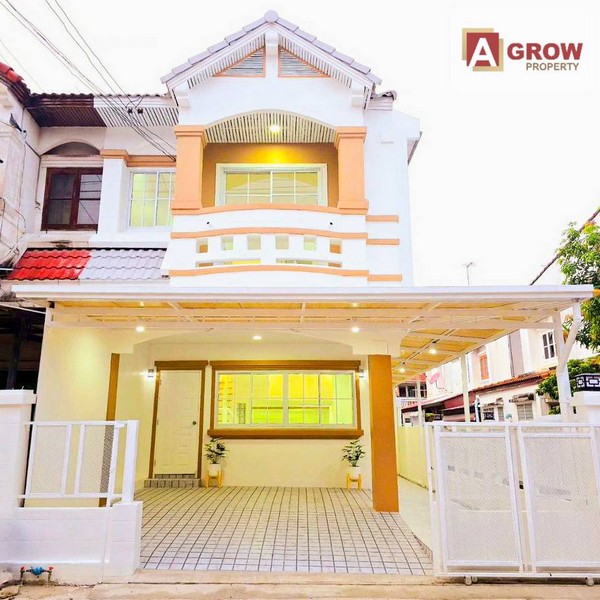 หมู่บ้านนันทนาการ์เด้นท์ 1 ซอยท่าอิฐ หลังมุม ตกแต่งใหม่พร้อมอยู่ สภาพแวดล้อมดี