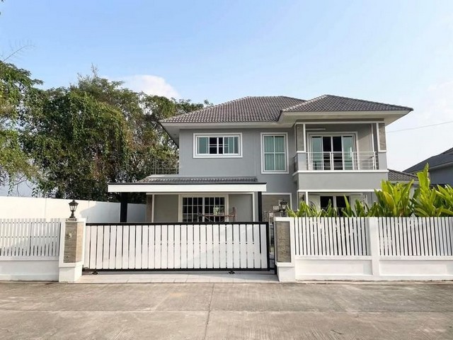 ให้เช่าบ้านสร้างใหม่ 2 ชั้น หลังมุม เนื้อที่กว้าง โซนสันทราย 