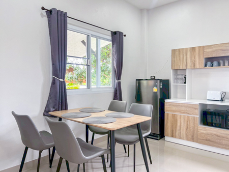 บ้านพัก 1 ห้องนอนให้เช่า หน้าทอน เกาะสมุย ใกล้ทะเล-ตลาด-ท่าเรือ บ้านเช่ารายเดือน หน้าทอน เกาะสมุย เงียบ ร่มรื่น พร้อมสระว่ายน้ำ