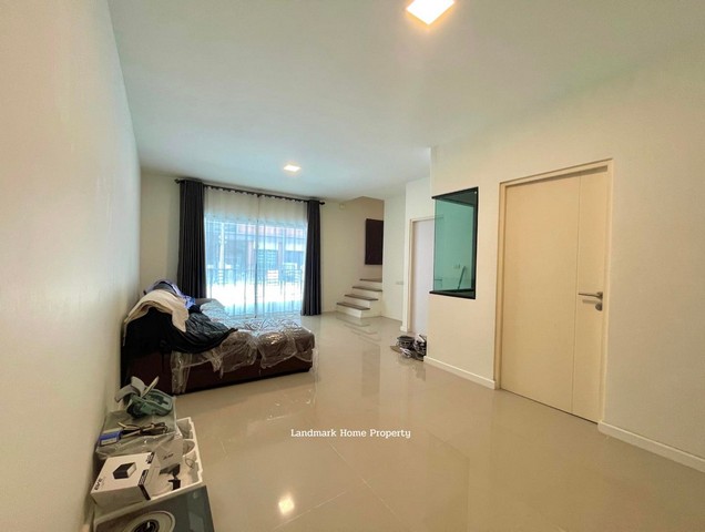 LM24-0289 ขายทาวน์โฮม 2 ชั้น มบ.สิริเพลส ราชพฤกษ์ 345 อยู่ต้นโครงการ ต่อเติมหน้าบ้าน เนื้อที่ 20.7 ตรว 4นอน 3น้ำ