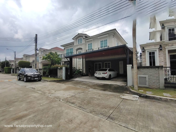 ให้เช่าบ้านเดี่ยว 2ชั้นเนื้อที่ 50ตร.ว พื้นที่ใช้สอย 180 ตร.ม 4ห้องนอน 4ห้องน้ำ เฟอร์ครบ ถนนนวมินทร์ 42 ราคาเช่า 85,000 บ/ด