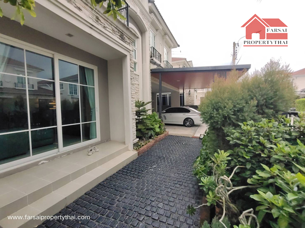 ให้เช่าบ้านเดี่ยว 2ชั้นเนื้อที่ 50ตร.ว พื้นที่ใช้สอย 180 ตร.ม 4ห้องนอน 4ห้องน้ำ เฟอร์ครบ ถนนนวมินทร์ 42 ราคาเช่า 85,000 บ/ด