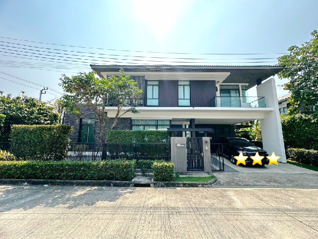 ARLบ้านทับช้าง 4.6 กม.เช่าบ้านเดี่ยวหรู 2 ชั้น ใหญ่สุด .90 ตร.วา.นานาชาติแพน-เอเชีย 1.8 กม.พร้อมเฟอร์ เครื่องใช้ไฟฟ้า 4นอน วงแหวน-อ่อนนุช