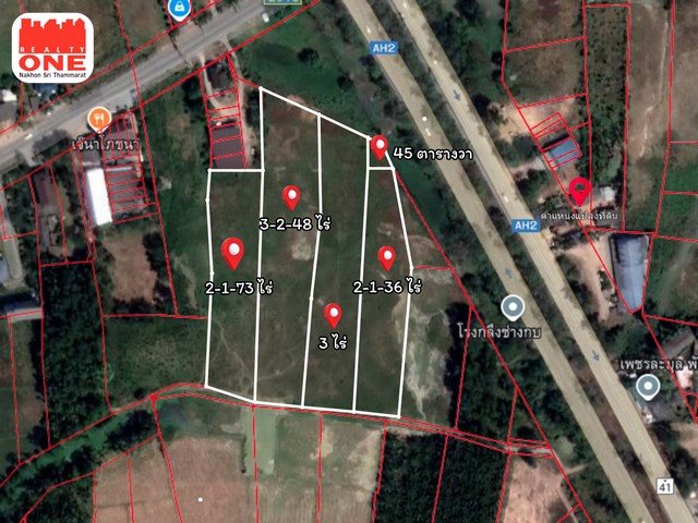 ที่ดินเปล่าแปลงใหญ่ ติดถนนหลัก การคมนาคมสะดวก เหมาะสำหรับทำธุรกิจ โกดัง จัดสรรที่ดิน หรือทำสวน