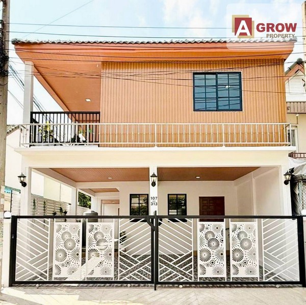 หมู่บ้านกฤษณา ร่มเกล้า12 หลังมุม เฟอร์นิเจอร์ครบ ตกแต่งใหม่พร้อมอยู่