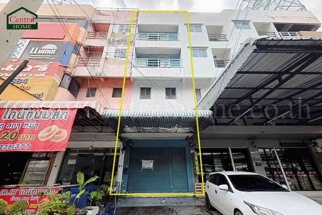 อาคารพาณิชย์ 4 ชั้นครึ่ง สี่แยกสวนสมเด็จ ปากเกร็ด นนทบุรี 